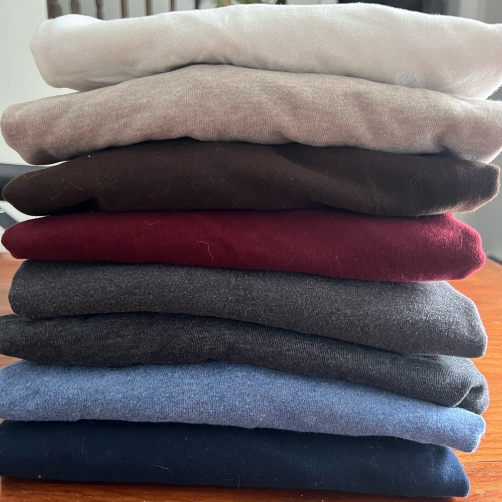 8 shirts St John's Bay Legacy Henley's.